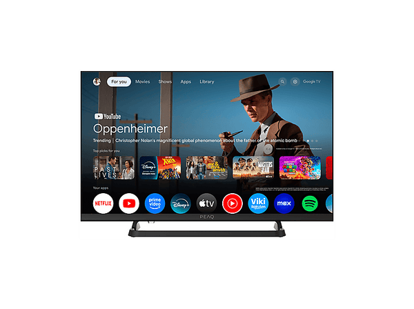 TV LED 24 PEAQ PTV 24GH-5025C  HD Ready  Google TV  Dolby Audio  DVB-T2  Negro