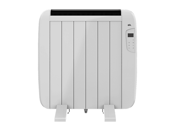 Emisor térmico ok. 116595  900 W  5 ºC a 35ºC  6 elementos  Blanco