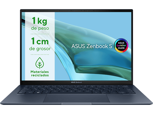 Portátil ASUS ZenBook S 13 OLED UX5304VA-NQ172W 13.3 WQXGA+ Intel® Core™ i7-1355U 16GB RAM 1TB SSD Iris® Xe Windows 11 Home
