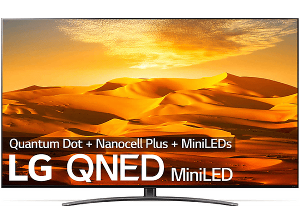TV QNED 86 LG 86QNED916QE UHD 4K Procesador α7 Gen5 AI 4K Smart TV DVB-T2 (H.265) Negro