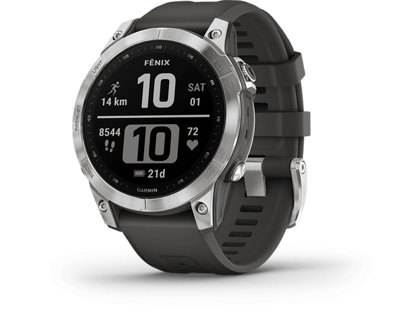 Reloj deportivo Garmin Fenix 7 | Plata | 125-208 mm | 1.3 | 18 días | Frecuencia cardíaca | WiFi | BT | ANT+