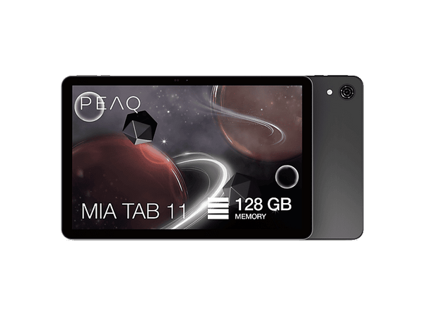 Tablet PEAQ MIA TAB 11 11 HD 4GB RAM 128 GB Android 15 WiFi 5 IPS Incell Allwinner A523 6.000mAh Negro