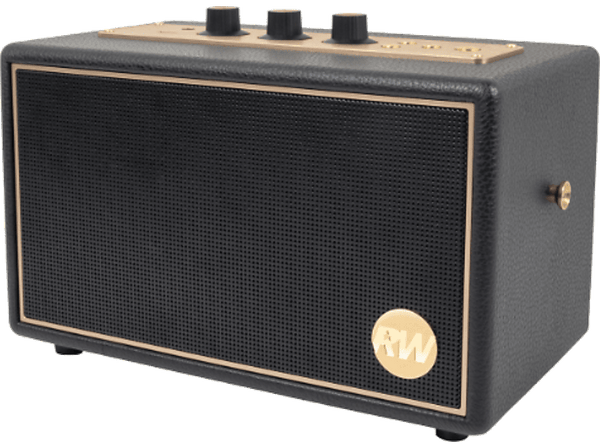 Altavoz bluetooth PEAQ PPA 550-RW Retro 60W Bluetooth 8h Autonomía Edición Robbie Williams True Wireless Negro