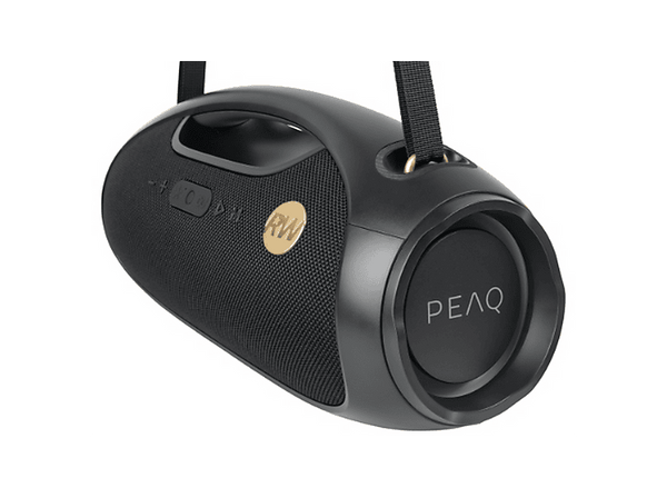 Altavoz bluetooth PEAQ PPA 600-RW  60W Potencia RMS  120W Potencia Total  8h Autonomía  Edición Robbie Williams  Subwoofer  Iluminación RGB  Negro