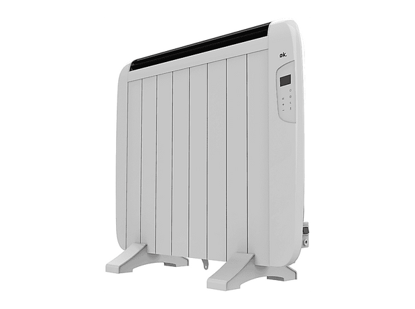 Emisor térmico ok. 116596  1200 W  Rango de 5 ºC a 35ºC  8 elementos  Blanco