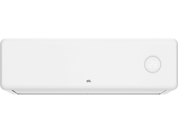 Aire acondicionado Split 1 x 1 ok. OAC 12225 ES SET  3009 fg/h  Inverter  Auto Limpieza  Temporizador 24h  Wi-Fi  Blanco