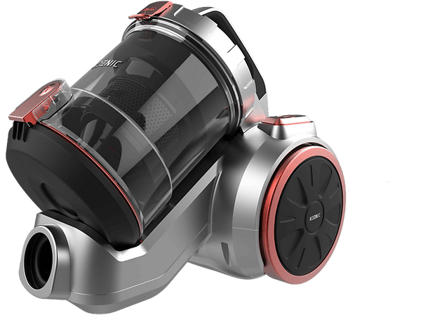 Aspirador sin bolsa Koenic 103443  890 W  Capacidad Depósito 600l  Gris