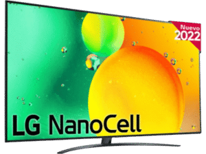 TV LED 75  LG 75NANO766QA | UHD 4K | Procesador Inteligente α5 Gen5 AI Processor 4K | Smart TV | DVB-T2 (H.265) | Azul Oscuro Ceniza [60]