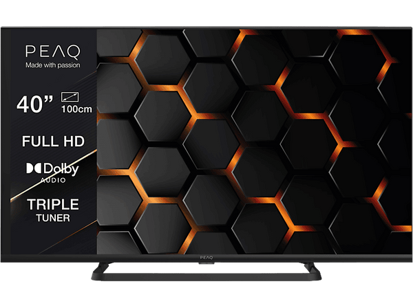 TV DLED 40 Peaq PTV 40F-5024C  Full-HD  Triple Tuner  Dolby Audio  Negro