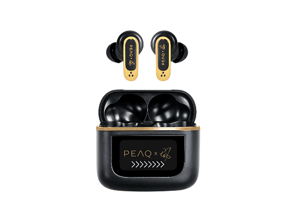 Auriculares True Wireless PEAQ PTW-5000-RW  32h Autonomía  Cancelación de Ruido  Bluetooth  Negro