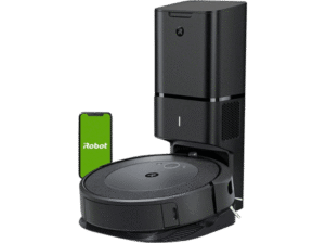 Robot aspirador iRobot Roomba i5+ (i5654)  | 0.4 l | Autonomía 75 min | Tecnologia AeroForce | Control por voz | Negro + Autovaciado de suciedad [39]