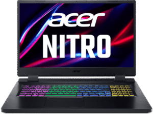 Portátil gaming Acer Nitro AN517-55-78S2 | 17.3  Full-HD | Intel® Core™ i7-12700H | 16GB RAM | 512GB SSD | GeForce RTX™ 3050Ti | Windows 11 Home | Negro [341]