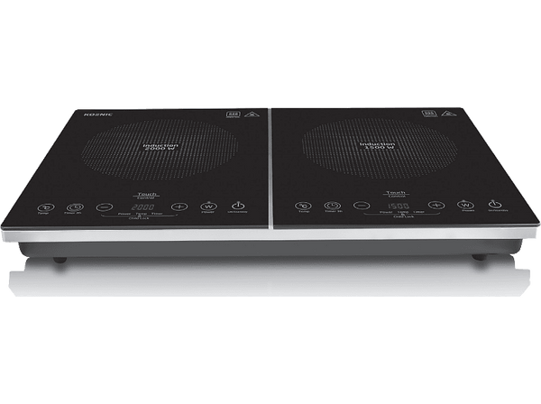Placa portátil Koenic KIP 2432 Doble inducción Pantalla LED Táctil Negro