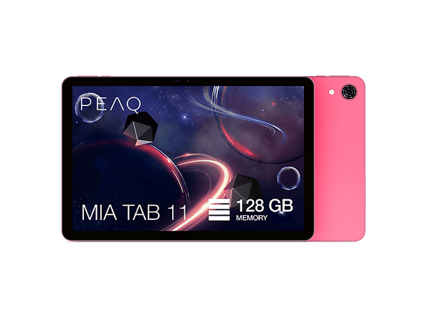 Tablet PEAQ MIA TAB 11 11 HD 4GB RAM 128 GB Android 15 WiFi 5 IPS Incell Allwinner A523 6.000mAh Rojo
