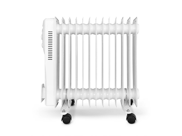 Radiador ok. Oro 4413 ES  2500 W  3 niveles  13 elementos  Termostato ajustable  Ruedas incorporadas  Blanco