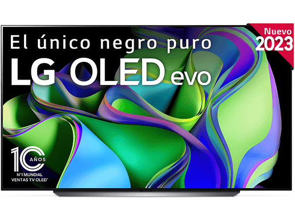 TV OLED 83 LG OLED83C34LA  OLED 4K  Inteligente α9  4K Gen6  Smart TV  DVB-T2 (H.265)  Negro