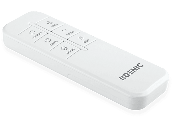 Ventilador de torre Koenic KTF 301225  30W  12 Velocidades  Temporizador 12h  Mando a distancia  Blanco