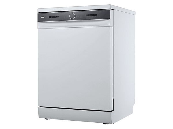 Lavavajillas ok. ODW 6061-1 E FS W  13 Servicios  6 Programas  59 cm Ancho  Control Electrónico  Blanco