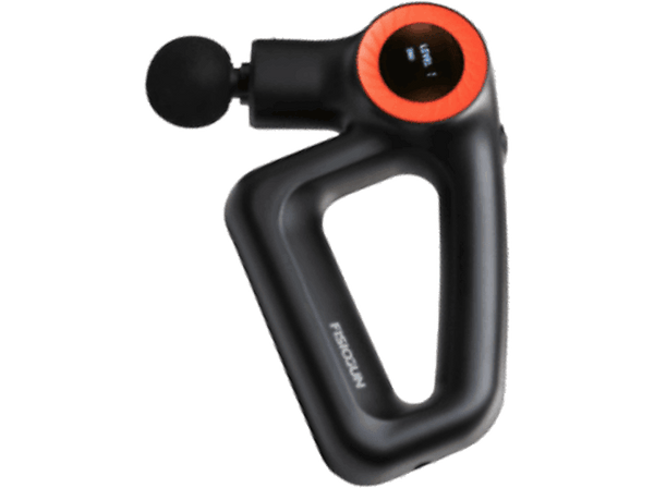 Masajeador Koenic Pro  9 velocidades  4 Cabezales  Alivia fatiga muscular  Cable USB  Negro