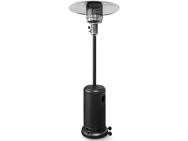 Estufa de gas ok. OPH 148121 ES  De exterior  1400 W  Gas: propano  butano o mixto  Control mecánico  Negro