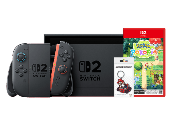 Pack Nintendo Switch 2 + Pokémon Pokopia (Game Key Card) + Llavero Mario Kart de regalo