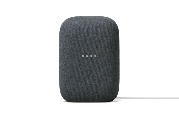 Altavoz inteligente Google Nest Audio Asistente de Google Tecnología Voice Match Negro