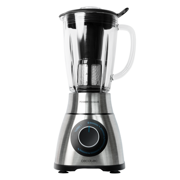 Batidora de vaso Cecotec Power Black Titanium 1300 PerfectMix 1300 W Recubrimiento de titanio 1.8 l Inox