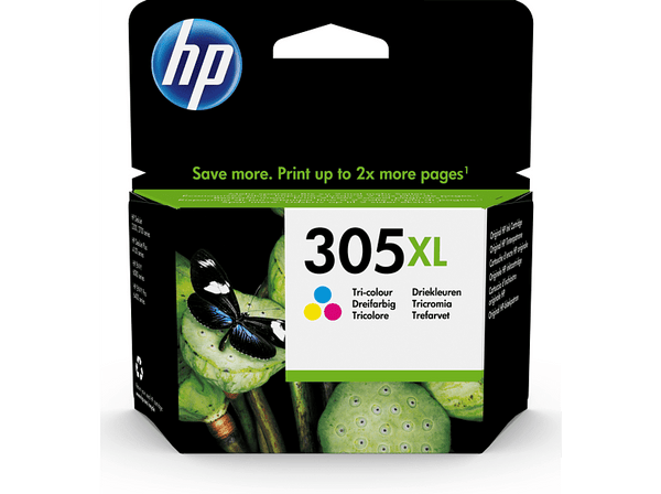 Cartucho de tinta HP 305XL Amarillo Cian Magenta 3YM63AE