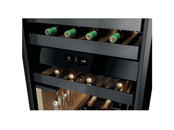 Vinoteca integrable Haier In-Vista CSW9619ENGBW  Total No Frost  Duo Cooling  Air Flow Natural System  40 botellas  Negro
