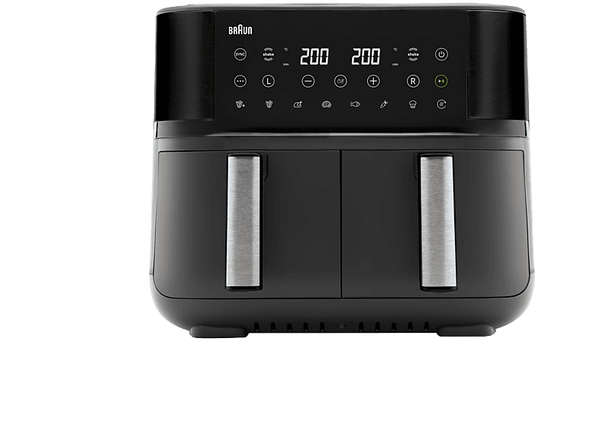 Freidora Braun TwinCook 3 TD3030 Doble cubeta 2850 W 8 l Negro mate