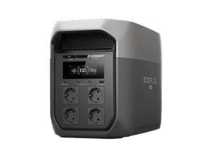 [❤️❤️❤️] Estación de energía EcoFlow Delta 3 Max 2048Wh USB-C X-Boost 9 Puertos salida Negro y Gris [16139]
