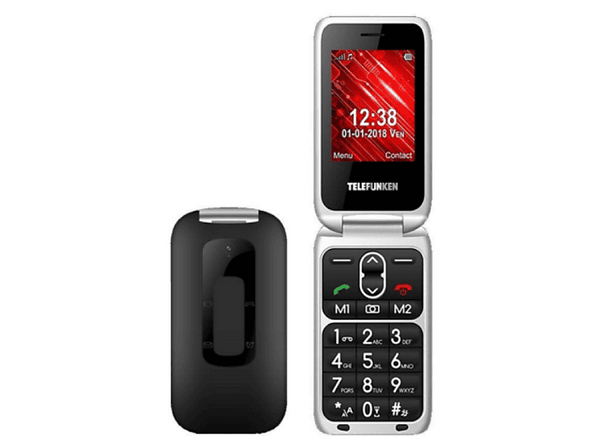 Móvil Telefunken TM240 COSI Para mayores Bluetooth 2.6  64 MB Negro