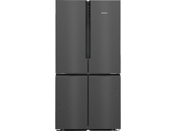 Frigorífico americano Siemens KF96NAXEA No Frost 605 l 183 cm Black Steel