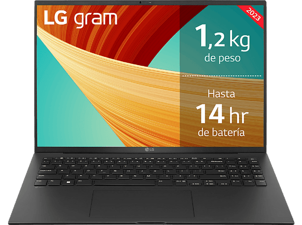 Portátil LG 16Z90R-E.AD75B 16 WQXGA Intel® Core™ i7-1360P 32GB RAM 512GB SSD Windows 11 Home