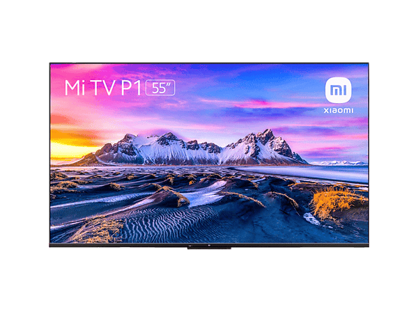 TV LED 55 Xiaomi Mi TV P1 UHD 4K Smart TV HDR10+ Control por voz Dolby Audio™ y DTS-HD Negro