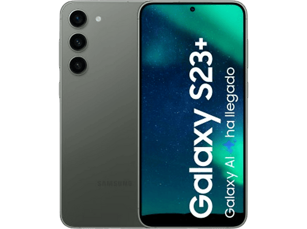 Móvil Samsung Galaxy S23+ 5G Botanic Green 512GB 8GB RAM 6.6 FHD+ Qualcomm Snapdragon 4700mAh Android 13