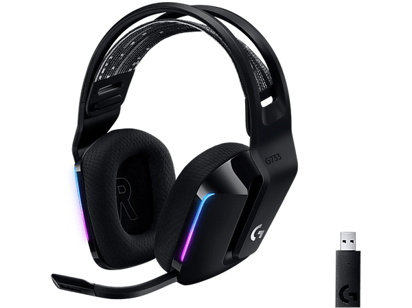 Auriculares Gaming Logitech G733 Inalámbricos Negro