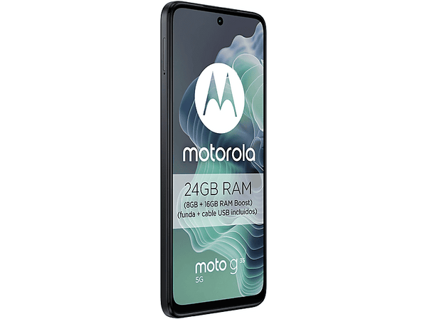 Móvil Motorola g35 5G Negro 256 GB 8 GB RAM 6.72 LCD Full HD+ Unisoc T760 5000 mAh