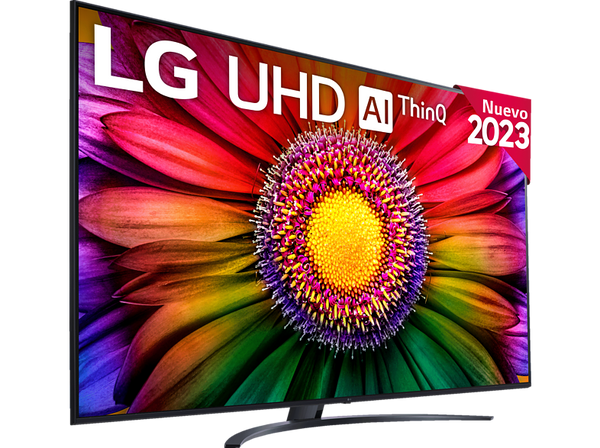 TV LED 86 LG 86UR81006LA UHD 4K Inteligente α7 4K Gen6 Smart TV DVB-T2 (H.265) Azul Ceniza