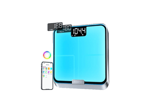 Báscula inteligente Renpho PEU-R-A017 160 kg Pantalla LED Multicolor Gris