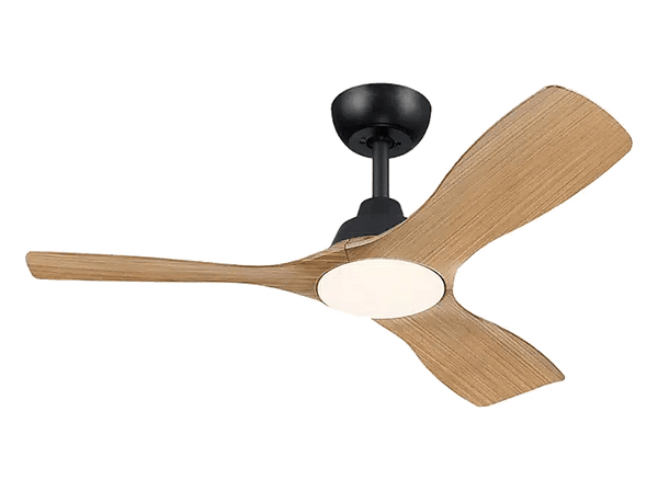 Ventilador de techo Philips Olas 30 W 6 Velocidades 106 cm 2650 lúmenes regulables Mando a distancia Negro/Madera