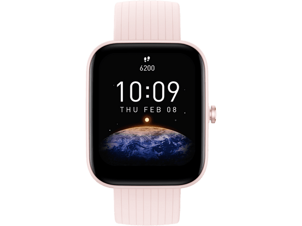 Smartwatch Amazfit Bip 3 Pro 20 mm 1.69 TFT GPS+GLONASS BT 5.0 5ATM 280 mAh Autonomía 14 días Rosa