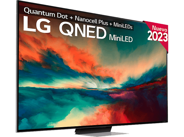 TV QNED Mini LED 86 LG 86QNED866RE UHD 4K Procesador Inteligente α7 4K Gen6 Smart TV DVB-T2 (H.265) Negro