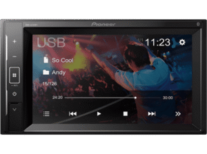 [❤️❤️❤️] Autorradio Pioneer DMH-A240BT 6.2  Short Chassis Mechafree Bluetooth Compatible con FLAC USB Negro [17301]