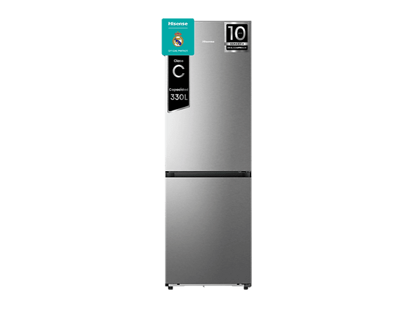 Frigorífico combi Hisense RB3K330SAIC No Frost 185.6 cm 330 l Kitchen Fit WiFi Acero inoxidable