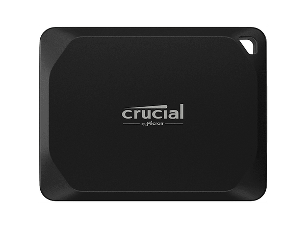 Disco duro SSD externo 2 TB Crucial X10 Pro Portable SSD Velocidad de lectura y escritura hasta 2100 MB/s IP55 Negro