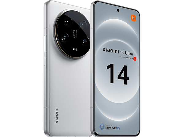 Móvil Xiaomi 14 Ultra Blanco 512 GB 16 GB RAM 6.73 WQHD+ AMOLED 120Hz Snapdragon 8 Gen 3 5000 mAh Android-HyperOS