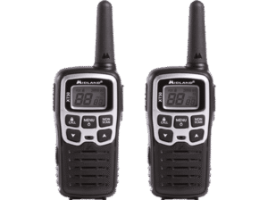 [❤️❤️❤️] Walkie Talkie Midland XT50 gris 8km de alcance 24 canales manos libres cargador sobremesa [17415]