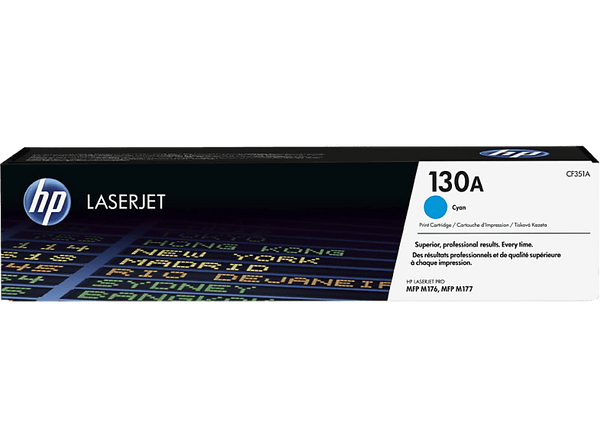 Tóner HP 130A LaserJet Cián CF351A