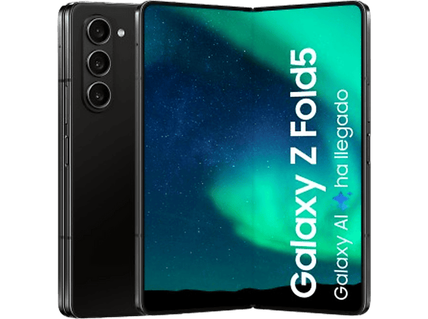 Móvil Samsung Galaxy Z Fold5 5G  1TB  12GB RAM  Negro  7.6 QXGA+  Plegable  Qualcomm Snapdragon  4400 mAh  Android 13